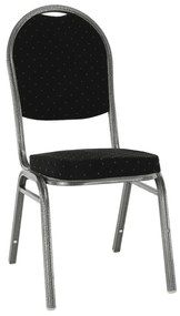 Konferenčná stolička Jeff 3 New - čierna / sivá