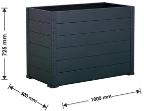 Vyvýšený záhon Midi ZAI1-5010-6-7016