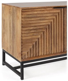 TV stolík z mangového dreva v prírodnej farbe 160x58x40 cm Nereida – MOME