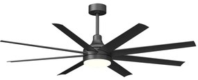 Aigostar B.V. Aigostar-LED Stmievateľný str. ventilátor LED/24W/230V 2700-6500K 165cm+DO čierna AI1569
