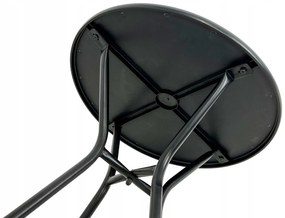 Dekorstudio Kávový stolík čierny - 60 cm