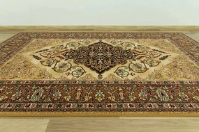 Koberec Isfahan Leyla jantár hnedý / béžový