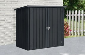 Záhradný domček BestBerg ZS1-1A / 1,3 m² / 147 x 86 x 134 cm / sivá