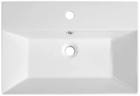Aqualine Aqualine, Keramické umývadlo 60x42cm, na dosku, 10SF50060