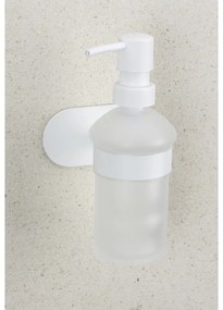 Biely samodržiaci sklenený dávkovač mydla 200 ml Orea – Wenko