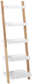 Set poličky a nosníkov Naturel Home biela/orech mat 53,5x170x40 cm HOMEP5B, 1 ks
