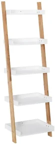 Set poličky a nosníkov Naturel Home biela/orech mat 53,5x170x40 cm HOMEP5B