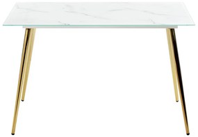 Jedálenský stôl Mulza (biela). Vlastná spoľahlivá doprava až k Vám domov. 1081588