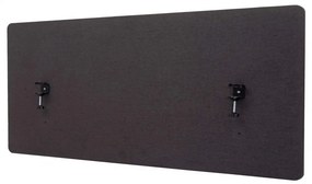 Akustický panel na stôl HWC-G75 - dvojstenná látka/textil - 60x140 - hnedo-sivá
