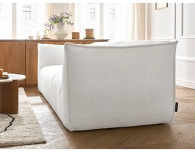 Biela pohovka z textílie buklé 242 cm Giorgia – Bobochic Paris