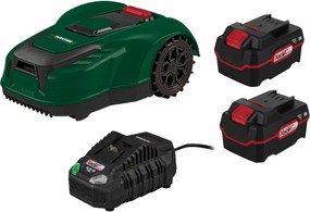 Parkside®  Robotická kosačka Smart Pamrs 1000 A1 + Rýchlonabíjačka akumulátora 20 V/4,5 A + Akumulátor 20 V/4 Ah  (800011497)