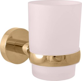 Slezák - RAV Držiak kefiek sklenený COLORADO - COA0201Z, Zlatá lesk