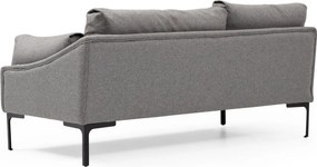 Rohová sedací souprava Leo 255 cm šedá levá