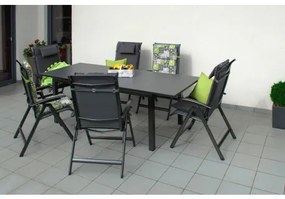 Doppler FIRENZE - rozkladací hliníkový stôl 180/240 x 90 x 75 cm - 2. akosť (N580)