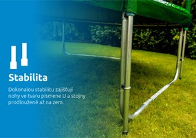 Marimex | Trampolína Marimex Standard 366 cm - zelená + vnútorná ochranná sieť + schodíky ZADARMO | 19000101