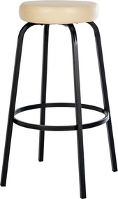 Barová stolička Kamari koženka - krémová