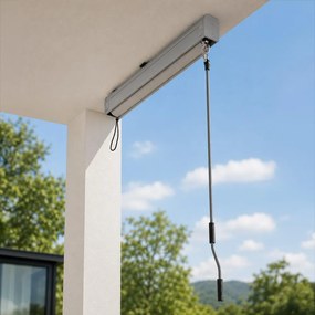 Zvislá markíza Avenberg TACOMA šírka 160 cm - Sivá