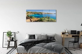 Obraz na akrylátovom skle Španielsko pobrežie mora mesto 120x60 cm