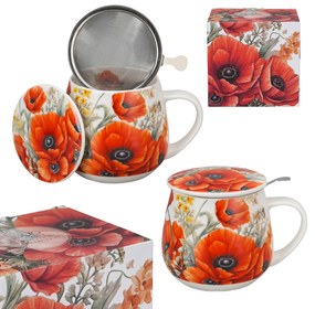 Čajová súprava Poppies 430 ml