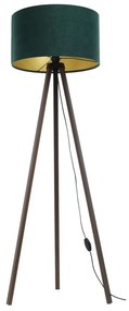 Stojacia lampa STANDART 1xE27/60W/230V zelená/hnedá