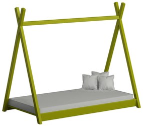 Detská posteľ Teepee 160x70 zelená