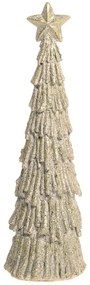 Trblietavý dekoračný vianočný stromček Tree Verte - Ø 9*28 cm