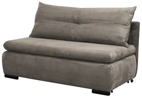 Rozkladacie kreslo, sivobéžová Taupe, KENY 2R
