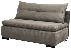 Rozkladacie kreslo, sivobéžová Taupe, KENY 2R
