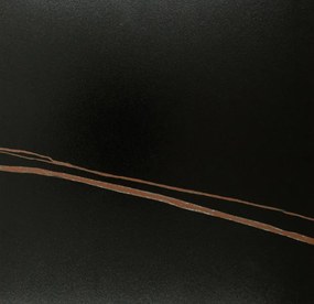 Okrúhly jedálenský stôl Malta 90 cm čierny