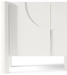 Designová komoda Lunaria 160 cm bílá