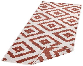 NORTHRUGS - Hanse Home koberce Kusový koberec Twin-Wendeteppiche 103130 terra creme – na von aj na doma - 80x150 cm
