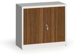 Alfa 3 Zvárané skrine s lamino dverami, 800 x 920 x 400 mm, RAL 7035/orech