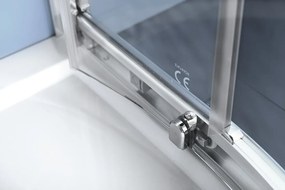 Polysan Polysan, EASY LINE štvrťkruhová sprchová zástena 1200x900mm, L/R, číre sklo, EL2715
