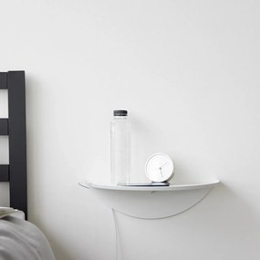 Biela kovová polica 40 cm Tower – YAMAZAKI