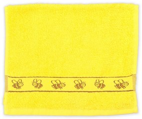 Detský uterák KIDS žltý 30x50 cm