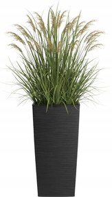 Sada 3 ks květináčů Porto Riflo 57x29,5/46x24,7/36,6x18,9 cm černá