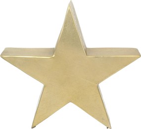 Dekorácia Vianočná hviezda 38cm zlatá