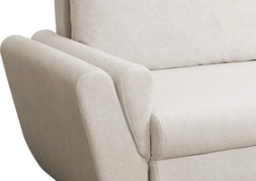 Rohová sedačka Helvetius, krémová látka