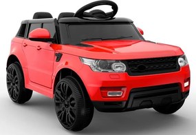LEAN CARS Elektrické autíčko HL1638 s diaľkovým ovládaním, MP3 a LED svetlom červené