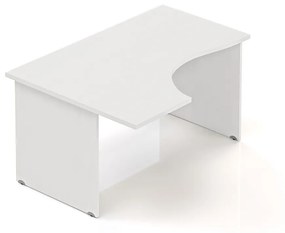 Ergonomický stôl Visio 140 x 100 cm, ľavý, biela