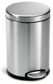 Simplehuman Pedálový okrúhly kôš 4,5 l, nerez