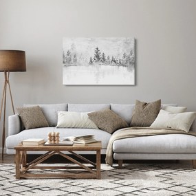 Obraz - Jelene pri jazere (90x60 cm)