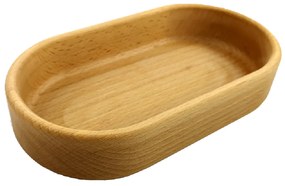 AMADEA Drevená miska ovál, masívne drevo, rozmer 22x12x4, 5 cm