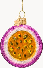 Ručne fúkaná vianočná ozdoba Passion Fruit