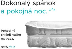 Nepremokavý chránič na matrac PREŠÍVANÝ na postieľku 60x120 cm