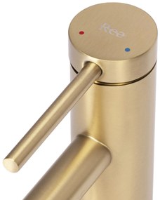 Rea Foss, umývadlová batéria h-205, zlatá matná, REA-B5316