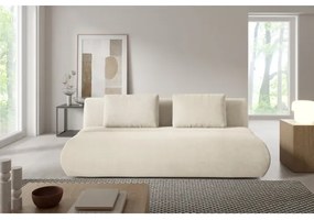 Rozkladacia trojmiestna pohovka FANO krémová