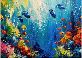 Obraz - Maľba podmorského sveta (70x50 cm)
