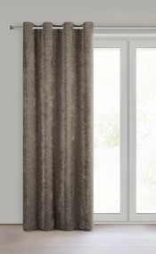 ZÁVES NA KRÚŽKOCH VANI 140X250 CM BÉŽOVÁ