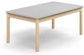 Stôl DECIBEL, 1400x800x590 mm, akustický HPL - šedá
